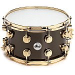 DW Collector's Brass DRVB0814SVG 14x8 inch Snare Drum, Black Nickel